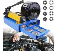 Machine à sertir les tuyaux, machine à sertir les tuyaux hydrauliques de 35 MPa, machine à sertir hydraulique à commande manuelle avec 7 jeux de matrices, machine de rétrécissement manuelle