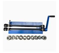 Machine À Sertir Manuelle Rotative, Jeu de Rouleaux Manuels pour Perles en Métal, Machine À Plier/à Perler, Projets de Travail du Métal