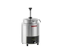 Machine à Sirop, Distributeur De Chauffe-fromage Commercial En Acier Inoxydable, Pompe À Sauce, Machine Chauffage Électrique(Round)