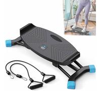 Machine à ski réglable en hauteur, simulation d'entraînement au ski avec bandes élastiques, charge de 135 kg et fonctionne sous 30 dB, antidérapante et sûre, efficace et flexible