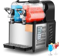 Machine à Slusheis commerciale - 3Lx2 - Margarita et Smoothie Boisson Maker - Parfait pour les fêtes et événements