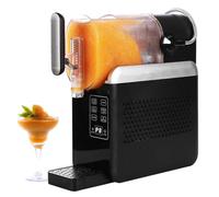 Machine À Slushie 2L, Machine À Slushie Électrique de 240 W avec Modes Multifonctionnels, Contrôle Tactile Intelligent, Nettoyage en Un Clic, Machine À Boissons Glacées Professionnelle pour Smo black