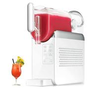 Machine À Slushie 2L, Machine À Slushie Électrique de 240 W avec Modes Multifonctionnels, Contrôle Tactile Intelligent, Nettoyage en Un Clic, Machine À Boissons Glacées Professionnelle pour Smo white