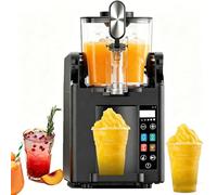 Machine à slushie, machine à boissons glacées de 1,8 L avec programmes prédéfinis, affichage, pas de glace nécessaire, mode autonettoyant pour margaritas, milkshakes, smoothies