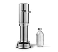 Aarke Carbonator Pro, Machine à Soda avec Bouteille en Verre, Finition Acier