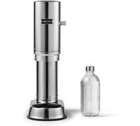 Aarke Machine à eau pétillante Carbonator Pro Inox bouteille en verre 0,8 litre sans cartouche de gaz