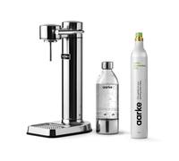 Aarke Machine à soda Carbonator 3 Inox + CO2 Pack