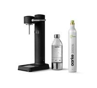 Aarke Appareil à gazéifier – Noir mat – bouteille PET 0,65 L recyclable et cartouche CO₂