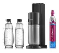 Pack Machine à gazéifier Sodastream Duo Noire + 2 carafes en verre