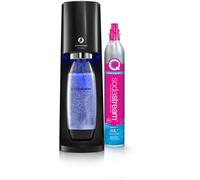 Machine à soda et eau pétillante - SODASTREAM - E-TERRA - 1 bouteille compatible lave-vaisselle - 1 recharge de gaz 60L - Noir