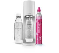 Machine à soda et eau pétillante SODASTREAM - TERRA Blanche - 2 bouteilles compatible lave-vaisselle - 1 recharge de gaz 60L