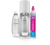 Machine à soda et eau pétillante SODASTREAM - TERRA Blanche - 2 bouteilles compatible lave-vaisselle - 1 recharge de gaz 60L