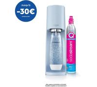Machine à soda et eau pétillante SODASTREAM - TERRA Bleu - 1 bouteille compatible lave-vaisselle - 1 recharge de gaz 60L