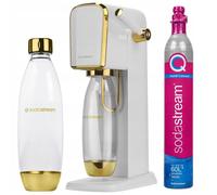 Machine à soda - SodaStream - ART - Blanc et Or - Bouteille 1L - Facilité d'utilisation