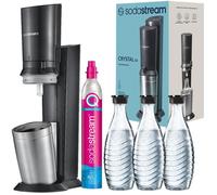 Machine à soda - SodaStream - Crystal 3.0 - 3 carafes en verre - Carbonatation réglable - Design élégant