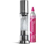 SodaStream Machine à soda Enso – Quick Connect, cylindre 60L, 1×1L inox