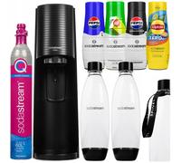 Machine à soda - SodaStream - Terra - 2 bouteilles 1L - 1 cylindre CO2 - 4 sirops Pepsi 7UP Lipton
