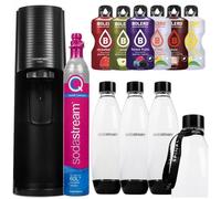 Machine à soda - Sodastream - Terra Noir - 3 bouteilles - Snap Lock - 1 cylindre CO2 - 6 saveurs sans sucre