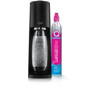 Machine à soda SODASTREAM Terra noire + 1 Recharge de Gaz 60L + 1 Bouteille de gazéification