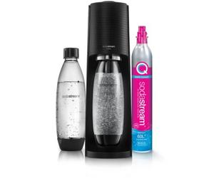 Machine à soda SODASTREAM Terra Noire pack 2 bouteilles + 1 recharge