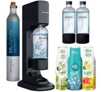Machine à soda - Spinel - BubbleOn - 2 bouteilles 1L - 3 sirops 500ml - sans BPA