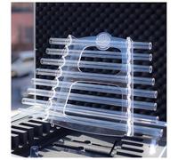Machine à sons 432/440 Hz, harpe en cristal arc-en-ciel, instruments de harpe, chant en cristal de quartz, pour bain sonore et méditation, couleur transparente 432 Hz