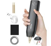 Machine à souder à points pour piles, AWithZ Machine à souder à points H1-P, avec aiguilles de rechange, 11 engrenages réglables, mode automatique et manuel pour batterie 18650, soudure de feuilles de