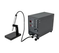 Machine à souder automatique par points pour bijoux, soudeuse à arc argon à impulsion 100 W, écran LCD, 50-600 A réglable, accessoires et table inclus, gris