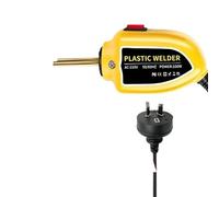 Machine à souder le plastique 100 W, pistolet de soudage, kit réparation pare-chocs avec agrafeuse chauffante (200 pièces), fer et outils for voiture(Yellow)