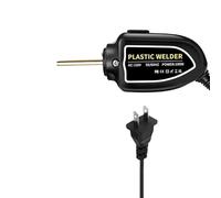 Machine à souder le plastique 100 W, pistolet de soudage, kit réparation pare-chocs avec agrafeuse chauffante (200 pièces), fer et outils for voiture(Black)