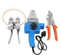 Machine À Souder Les Courroies Rondes En Polyuréthane, Soudeuse À Chaud Électrique Polyuréthane 300 °C Avec Dispositifs De Fixation Et Ciseaux, For Courroies Trapézoïdales