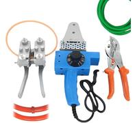 Machine à souder les courroies rondes en PU - Soudeuse à chaud en polyuréthane avec connecteur à ciseaux et dispositif de fixation, température maximale de 300 °C pour la découpe de tuyaux et fils e