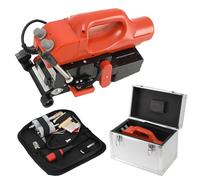 Machine à souder les géomembranes, soudeuse à membrane plastique haute puissance 800 W, soudeuse automatique grimpante pour scellage PVC, adaptée aux réservoirs, tunnels, décharges et barrages.