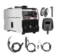Machine à souder MIG MMA 2 en 1, soudeur à inversion DC IGBT, alimentation automatique du fil, soudage par contact, soudeur à arc sans protection par gaz EU type B