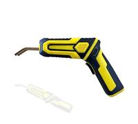 Machine à souder portable en plastique avec poignée pliable à 90 degrés - Kit de réparation de fissures de panneau de voiture - Ensemble d'outils de réparation d'agrafage à chaud avec 400 clous
