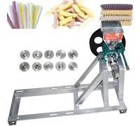 Machine à souffler au riz au maïs avec 10 moules pour faire des collations soufflées, extrudeuse pour cornflakes et bâtonnets creux