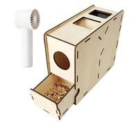 Machine à souffler Les Coques d'aliments pour Les Oiseaux Séparateur de | Souffleuse à aliments d'oiseaux Pour maison garage atelier arrière-cour jardin patio pe