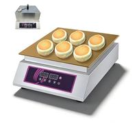 Machine à soufflés électrique et professionnelle, crêpière antiadhésive à plaque unique en cuivre, crêpes, dorayaki, pour restaurants et boulangeries.(Single Board)