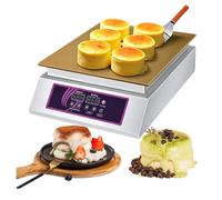 Machine à soufflés professionnelle avec affichage numérique Singlehead | Doté d'une plaque chauffante en cuivre de 67 cm x 35 cm