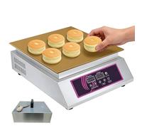 Machine à soufflés professionnelle, machine à dorayaki électrique, crêpière avec 2 plaques en cuivre antiadhésives pour muffins, crêpes et dorayakis.(Single Board)