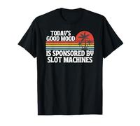 Machine à sous Amusante Retro Sunset Casino Vibes T-Shirt