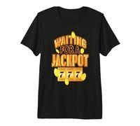Machine à sous en Attente d'un Joueur Jackpot 777 T-Shirt Haut de Gamme