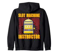Machine à sous instructeur Lucky Slot Machine Vegas Gambling Sweat à Capuche