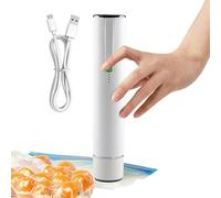 Machine À Sous Vide,Outil de Scellage Rechargeable - Machine De Mise Sous Vide Pour Aliments,pour Usage Domestique, en Voiture, pour les Chefs, la Cuisine, les Voyages et la Chambre