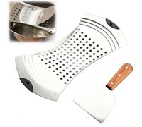 Machine à spätzle en acier inoxydable avec poignée de préhension, outil de | Passoire à pâtes, écumoire, cuillère, passoire à pâtes, outil traditionnel allemand pour œufs et nouilles