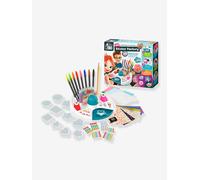 Fabrique à Stickers 3D Enfants - Crée 20 Stickers Personnalisés avec Sequins, Micro-Perles, Strass et Yeux Autocollants - Kit Créatif DIY - Activité Manuelle Fille Garçon dès 6 Ans - FK011