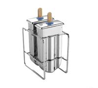 Machine à sucettes glacées en acier inoxydable avec support, profitez de friandises d'été amusantes et rafraîchissantes pour enfants et adultes (2)