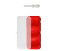 Machine à sucettes glacées en silicone avec bâton détachable, moule à sucettes glacées créatif à dégagement facile pour les réunions de famille et les fêtes, moules à sucettes glacées de qualité passe