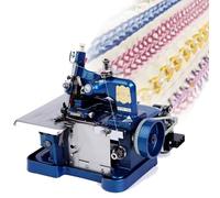 Machine à Surjeter 3000 Points/Min, Couture 3 Fils Usage Domestique Blue | Surjeteuse à Points Modulables,3000 Points/Min,Couture Domestique,Ourlets,Rénovation Vêtements,Loisirs Créatifs,Tous Profils.
