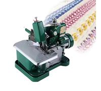 Machine à Surjeter 3000 Points/Min, Couture 3 Fils Usage Domestique Green | Surjeteuse à Points Modulables,3000 Points/Min,Couture Domestique,Ourlets,Rénovation Vêtements,Loisirs Créatifs,Tous Profils.